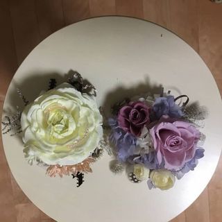 コサージュ作りの画像