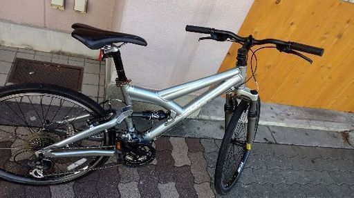 GIANT WARP(S)26吋 フルサスMTB アルミ/24speed/グレー (自転車工房 