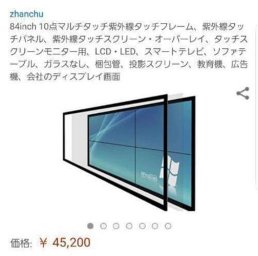 ディスプレイ用タッチパネル