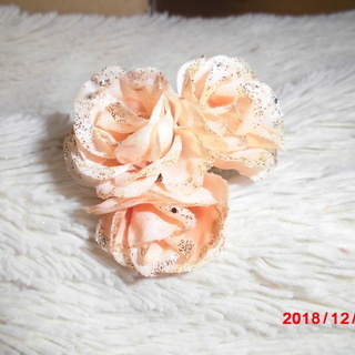 髪飾り　造花　Ｕピン②の画像