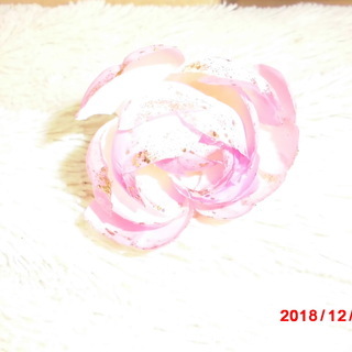 髪飾り　造花　Ｕピン③の画像