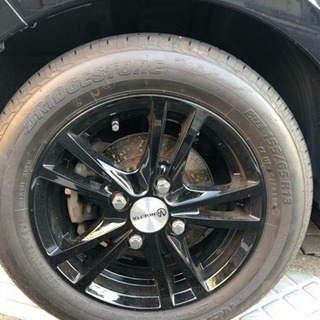 車検 平成32年3月15日まで★ekワゴン★ブラックインテリアエディション！タイヤホイル新品！の画像