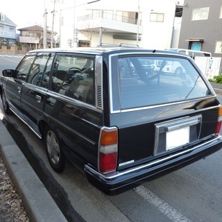 マークⅡワゴン　クロ　ローダウン　貨物登録！現車確認、試乗OK！！オートローン可！！の画像