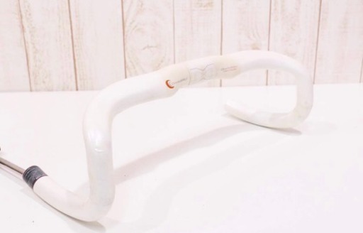 【再値下げ】ワンバイエス ハンドル  ホワイト J-carbon 380mm