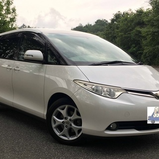 平成19年エスティマ.豪華装備のG.人気のパール.予備車検付き....