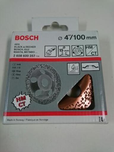 工具替刃 ボッシュ超硬カップインホイール 100mm