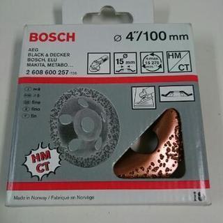 工具替刃 ボッシュ超硬カップインホイール 100mm