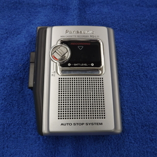 パナソニック ミニカセットレコーダー RQ-L11-S シルバー...