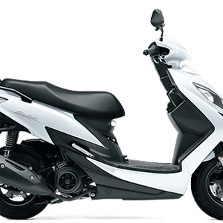 【新車】スズキ ＳＷＩＳＨ 125cc　白