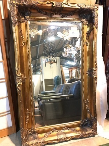 ★アンティーク調全身ミラー