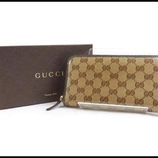 GUCCI グッチ GGクリスタル ラウンドジップ 長財布 363423