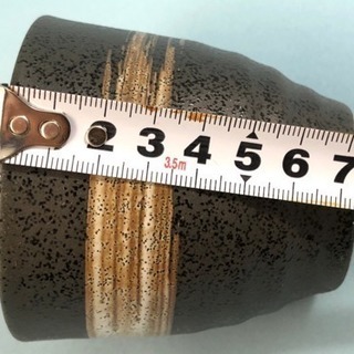 白ハケ天目 長湯呑　未使用品の画像