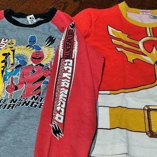 👕仮面ライダーと戦隊もの  120cm 5着まとめ売りセットの画像