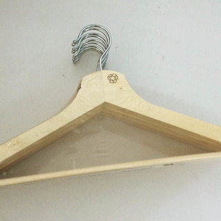 IKEA イケア 木製ハンガー 8本セット 新品未開封品の画像