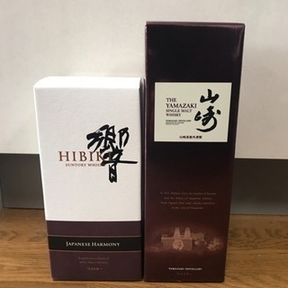 サントリーウイスキー  700ml   山崎と響のセットです。