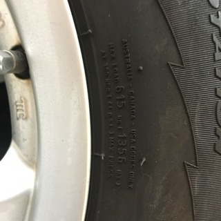 タイヤホイール スタッドレス ホイール付きの画像