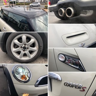 値下げ☆ＢＭＷミニ/クーパーＳ/【ターボ！ＡＴ！】/車検３１年１０月/プッシュスタート/ポータブルナビ/ＴＶ/ＥＴＣ/ＨＩＤ の画像