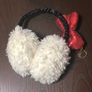 USJ キティちゃん 耳あての画像