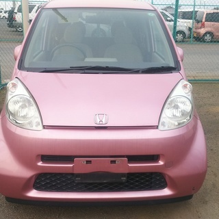 ホンダライフピンク色 13インチ ホイール車検1年付