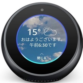 譲 使用期間短 美品 Amazon Echo Spot (エコー...