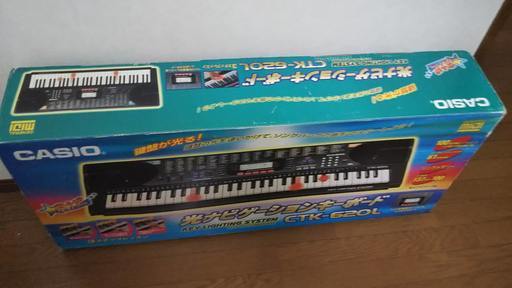 CASIO カシオ 電子キーボード CTK-620L KEY LIGHTING SYSTEM 光