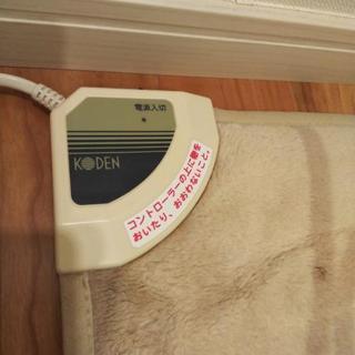 ミニホットカーペット 足下向き【お譲り先決定】の画像