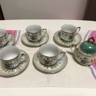カップ＆ソーサー シュガーポットセット