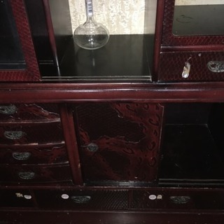 鎌倉彫 茶箪笥