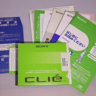 sony製PDA　Clie　PEG-NX73V【値下げしました2/9】の画像