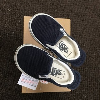 vans スリッポン コーデュロイ 14cm  [中古]の画像