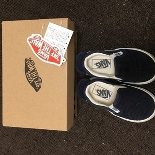 vans スリッポン コーデュロイ 14cm  [中古]の画像