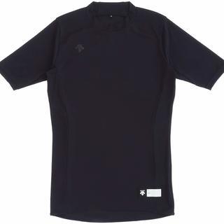 新品　デサント アンダーシャツ紺　丸首半袖