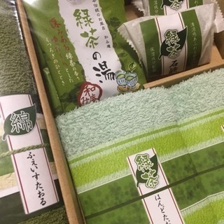 緑茶 お風呂セットの画像