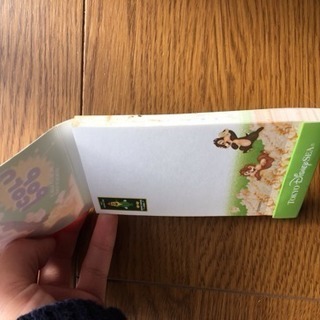 ディズニーお土産メモ帳の画像