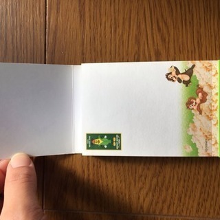 ディズニーお土産メモ帳の画像