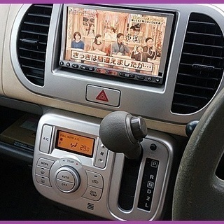 ワンセグ付きナビ インテリキー(スマートキー）平成20年式 日産 モコ E　オートエアコン・プライバシーガラスなどの画像