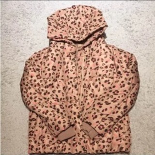 GUヒョウ柄ジャンパー