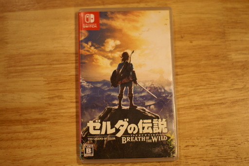 ゼルダの伝説　任天堂スイッチ　ソフト　ブレスオブザワイルド