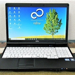 💗15.6型/高性能🆙i5/光速☆彡SSD120GB保証付き/M...