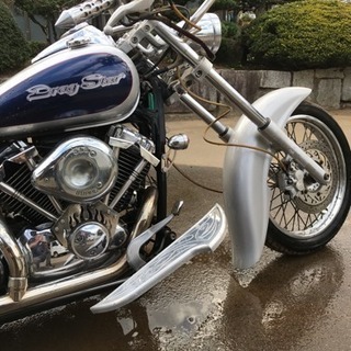 ドラッグスター 400 マフラー ワンオフ 車検可 お値下け可