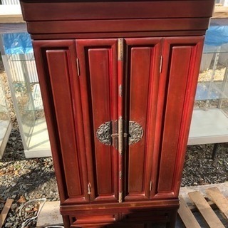 値下げ 仏壇 美品 木製 中古品 高級 アンティーク 赤茶 魂抜き済 仏壇 新古品 値下げしました！