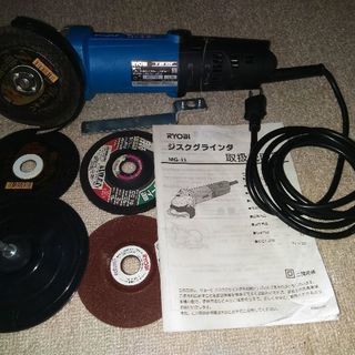 値下げ！ＲＹＯＢＩジスクグラインダＭＧ１１美品！
