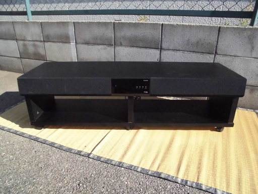 CAV 3.1CH オーディオラック THRJ-120 テレビ台にもOK！ ブラック 中古品 JM2319)【取りに来られる方限定】