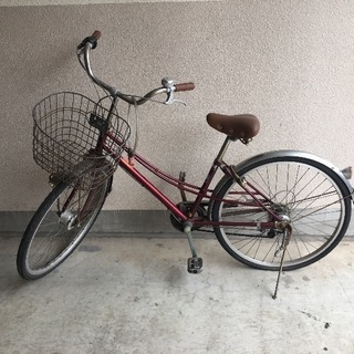【譲ります】自転車（ロックしてあり、鍵なし）