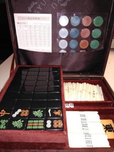 麻雀牌一式☆美品☆大特価‼