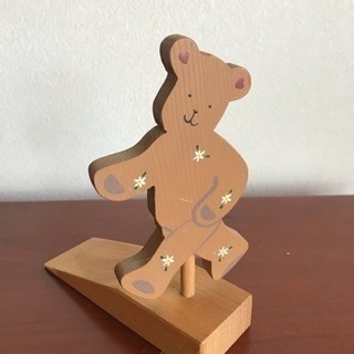 ドアストッパーと飾り