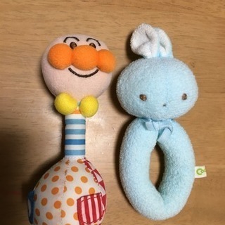 アンパンとウサちゃんのガラガラ♪