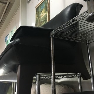 1/10 値下げ　アサヒ家具 高級 本革 日本製 2Pソファ 黒の画像