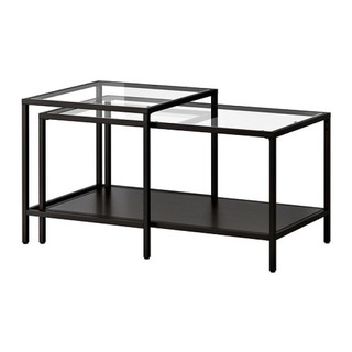 早勝❗️IKEA イケア ネストテーブル2点セット ガラス