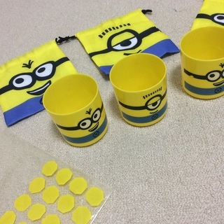 子供用 ミニオン コップ プラスチック製 3点セット